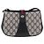 Borsa a Spalla Gucci GG Supreme Sherry Line PVC Blu Navy Oro 10 02 024 Auth 177436 D'oro - vista 2