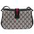 Borsa a Spalla Gucci GG Supreme Sherry Line PVC Blu Navy Oro 10 02 024 Auth 177436 D'oro - vista 3