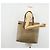 Borsa tote Gucci GG Supreme Web Sherry Line in PVC beige e oro 39 02 091 Auth bs34492 D'oro - vista 22