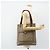 Borsa tote Gucci GG Supreme Web Sherry Line in PVC beige 40 02 003 Auth ep14026 - vista 21