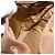 Bamboo Zaino in Bambù GUCCI Camoscio Marrone Oro 003 3444 0030 Auth ep14134 D'oro - vista 21