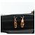 Bolso de mano de cuero Gucci Bamboo 2 piezas Negro Oro 000 1448 0289 Auth bs34727 Dorado - vista 16