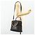Bolso de mano de cuero Gucci Bamboo 2 piezas Negro Oro 000 1448 0289 Auth bs34727 Dorado - vista 24