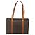 Céline Borsa tote in tela Macadam CELINE in pelle PVC marrone oro Auth ka4109 D'oro - vista 2