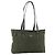 PRADA Tote Bag aus Nylon Khaki Silber authentisch 176359