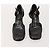 Chaussures PRADA en cuir suédé 5 pièces marron noir Auth 174775 - vue 10
