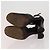 Chaussures PRADA en cuir suédé 5 pièces marron noir Auth 174775 - vue 13