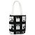 Borsa tote in tela CHANEL Windows Line Nera Oro CC Auth BA12234 Nero D'oro - vista 2