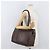 Céline Borsa tote in tela Macadam CELINE in pelle PVC marrone oro Auth 176329 D'oro - vista 23