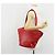 Borsa Tote in pelle rossa e oro Christian Dior Auth ep14258 Rosso D'oro - vista 23