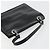 Bolso de mano GUCCI de cuero negro plateado 007 2002 Auth 176212 Plata - vista 6
