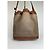 Céline Borsa a secchiello Macadam vintage Celine in tela beige - vista 2