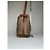 Céline Borsa a secchiello Macadam vintage Celine in tela beige - vista 6