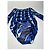 Vintage Emilio Pucci Viskose-Jersey Mini Kleid Blau Mehrfarbig S - Ansicht 8