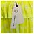 Autre Marque Vestido midi sin mangas Debie Eyelet amarillo Dayglow / blanco Cinq a Sept - vista 4