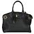 Louis Vuitton Monogram Vendome MM in pelle di vitello grana nera Nero