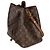 Néonoé Borsa NeoNoé MM in tela Monogram caramello di Louis Vuitton Marrone - vista 3