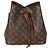 Néonoé Borsa NeoNoé MM in tela Monogram caramello di Louis Vuitton Marrone - vista 8