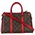 Louis Vuitton Soufflot BB in tela Monogram Cherry Marrone Rosso - vista 2