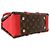 Louis Vuitton Soufflot BB in tela Monogram Cherry Marrone Rosso - vista 7