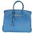 Hermès Bleu Zellige Togo Birkin 35 PHW Blu - vista 3