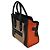 Luggage Céline Celine Tote Nano in pelle di vitello nubuck drummed multicolore beige Nero - vista 3