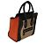 Luggage Céline Celine Tote Nano in pelle di vitello nubuck drummed multicolore beige Nero - vista 4