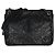 Borsa a tracolla media Niki in pelle di vitello rugosa nera Matelassé Saint Laurent