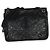 Borsa a tracolla media Niki in pelle di vitello rugosa nera Matelassé Saint Laurent - vista 7