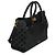 Onthego Louis Vuitton Monogram in pelle di vitello nera Tufting On My Side MM Nero - vista 4