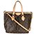 Borsa Palermo PM in tela Monogram Louis Vuitton Marrone - vista 2