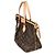 Borsa Palermo PM in tela Monogram Louis Vuitton Marrone - vista 3