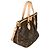 Borsa Palermo PM in tela Monogram Louis Vuitton Marrone - vista 4