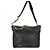 Borsa Hobo Coussin MM in pelle di agnello nera con monogramma in rilievo Louis Vuitton Nero