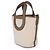 Hermès Toile H Swift Ecru Beige De Weimar In-The-Loop 18 PHW Marrone - vista 3