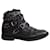 Yves Saint Laurent Boots à boucles noires  - vue 1