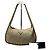 Vintage Prada Schultertasche Tessuto Lino Beige