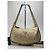 Vintage Prada Schultertasche Tessuto Lino Beige - Ansicht 11