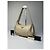 Vintage Prada Schultertasche Tessuto Lino Beige - Ansicht 3