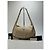 Vintage Prada Schultertasche Tessuto Lino Beige - Ansicht 9
