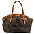 Louis Vuitton Borsa a mano Tivoli GM in tela monogramma marrone - vista 3