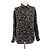 Saint Laurent Camicia con piccole stelle Nero