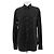 Camisa Saint Laurent de algodón negra con estrellas Negro