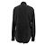 Camisa Saint Laurent de algodón negra con estrellas Negro - vista 2