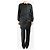 Louis Vuitton Parka negra con capucha - talla UK 8 Negro - vista 3