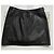Minifalda de piel negra Baukjen Sacha Negro - vista 12