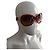 Salvatore Ferragamo Super glam rétro suglasses Hellbraun - Ansicht 18
