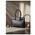 Autre Marque Authentische JRA-Ostrich-Leder-Tote-Tasche - Klassisch schwarzer Luxus - Ansicht 16