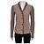 Cardigã Loro Piana Luxe em pele de cordeiro e cashmere marrom Sz.40S Usado
