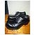 Schwarze Derby-Schuhe aus Leder mit dicker Sohle Balenciaga - Ansicht 2